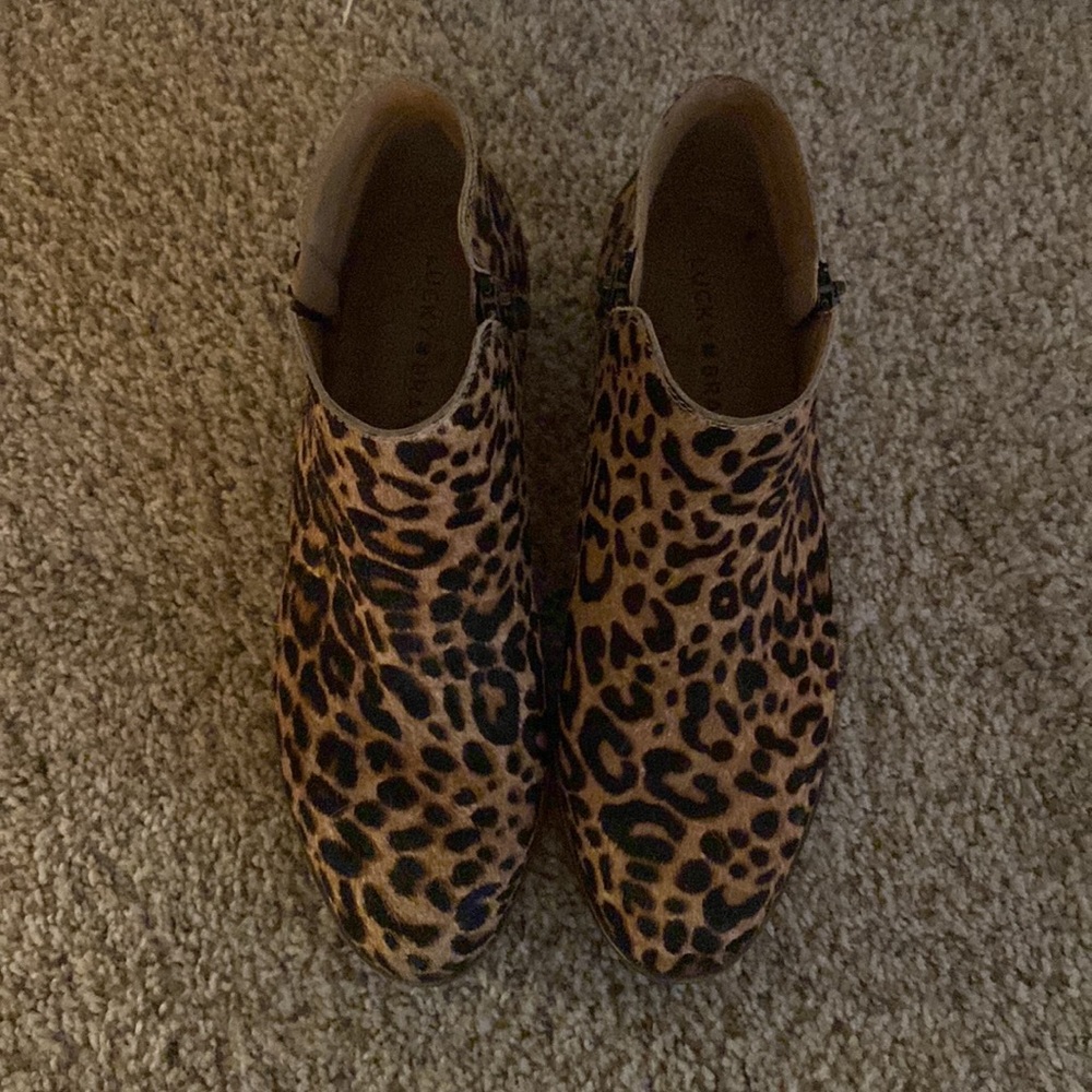 Leopard Print Booties - Picture 2 of 2